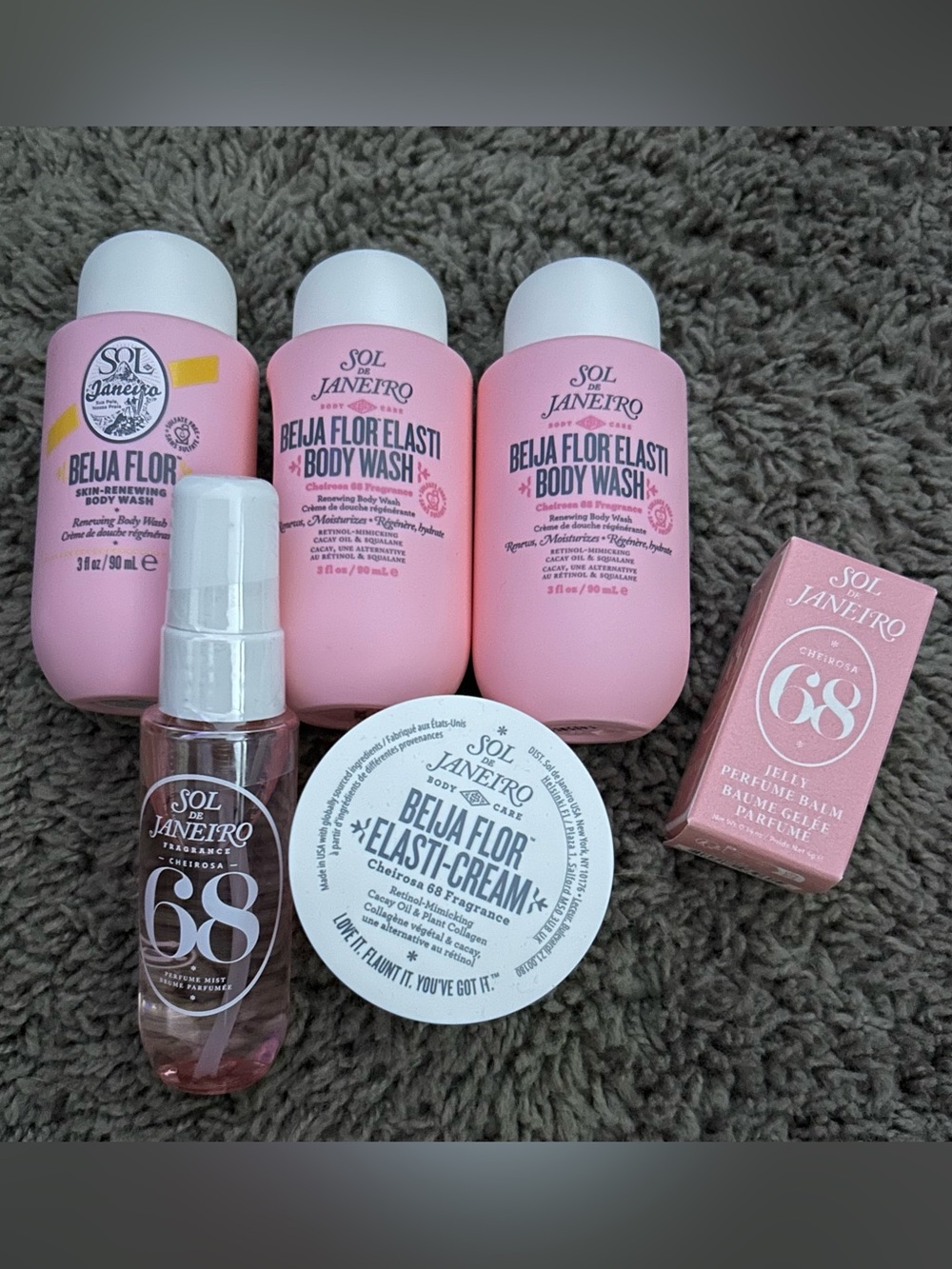 Sol de Janeiro Pink Beija Flor Body Care Set